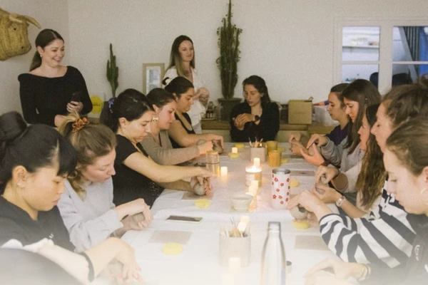 Ceramics workshop at Belle Rêve Retreats