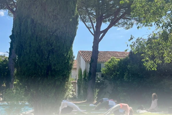 Yoga session at Belle Rêve Retreats